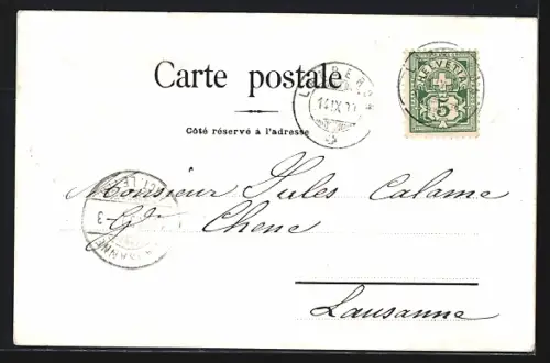 AK Boudry, Vue générale, Ortsansicht mit Kirche, Wappen