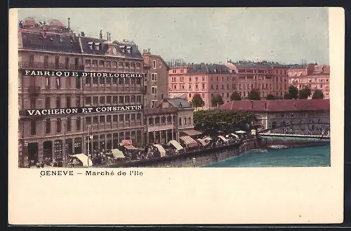 AK Genève, Marché de l`Ile, Fabrique d`Horlogerie Vacheron et Constantin