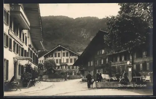 AK Wilderswil, Dorfplatz