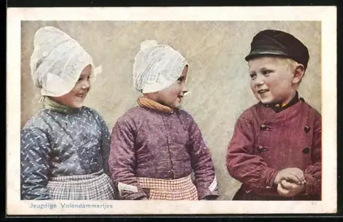 AK Jeugdige Volendammertjes, Kinder in niederländischer Tracht