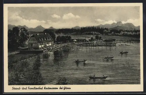 AK Glonn, Strand- und Familienbad Kastenseeon, Gasthaus, Inh. Jos. Hinger