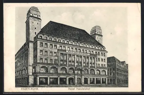AK Essen /Ruhr, Hotel Handelshof