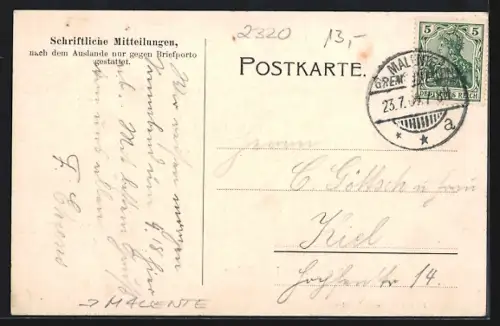 AK Malente, Neue Badeanstalt im Dieksee