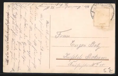 AK Friedrichsfeld, Truppenübungsplatz, Offizierspark, Denkmal 1866, Denkmal 1870/71, Barackenlager, Adalbertstrasse