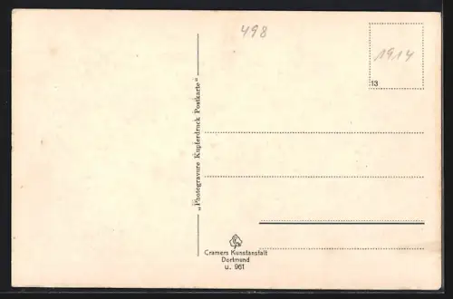 AK Bünde i. W., Elsemühle vom Wasser aus
