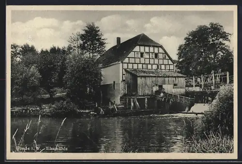AK Bünde i. W., An der Elsemühle