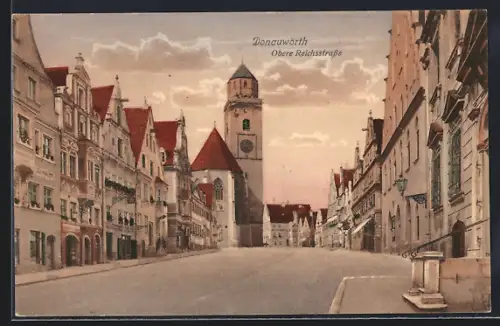 AK Donauwörth, Obere Reichsstrasse