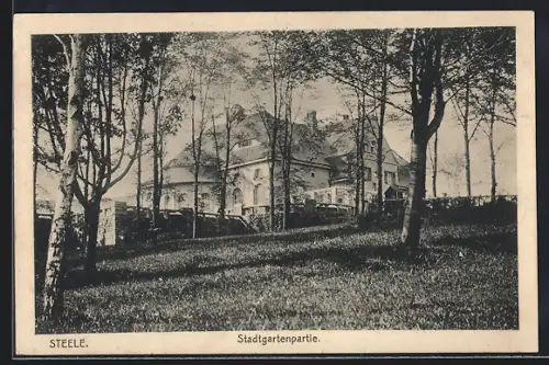 AK Steele, Stadtgartenpartie