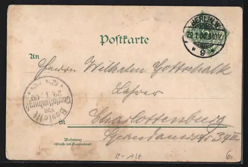 Lithographie Alt-Berlin, Teilansicht