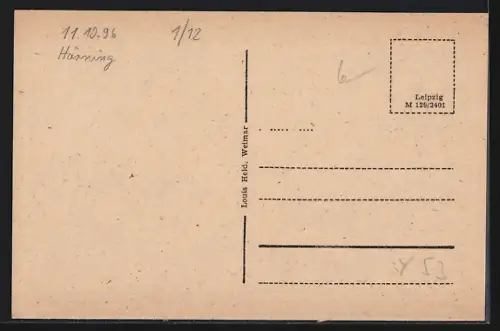 AK Weimar / Thür., Marktplatz mit Weinhandlung und Hof-Apotheke