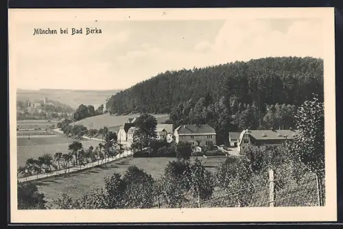 AK München / Bad Berka, Teilansicht aus der Vogelschau