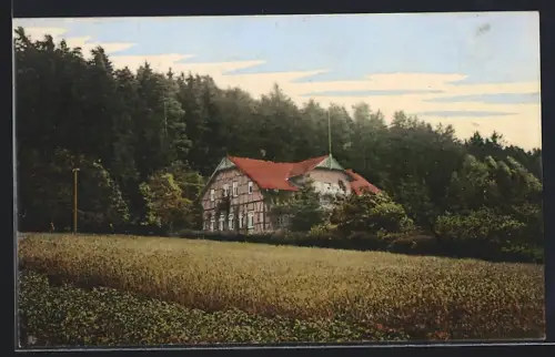 AK Bad Berka, Gasthaus Waldschlösschen