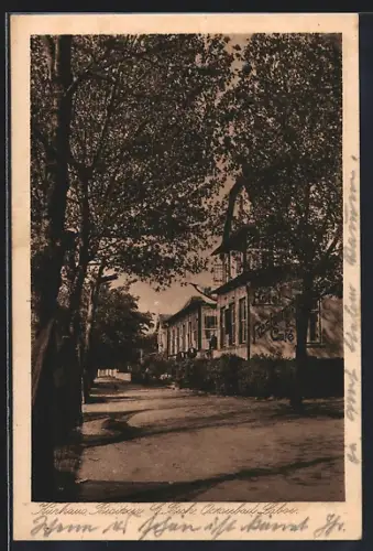 AK Laboe /Ostsee, Kurhaus C. Bech mit Zufahrt