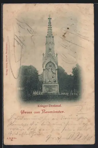 AK Neumünster, Das Krieger-Denkmal