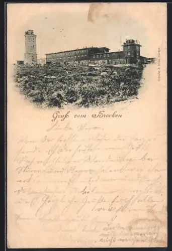 AK Brocken, Gebäude und Turm