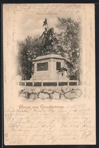AK Quedlinburg, Das Kriegerdenkmal