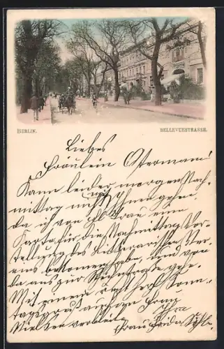 AK Berlin-Tiergarten, Bellevuestrasse