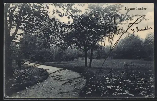 AK Neumünster, Wegpartie im Renck`s Park
