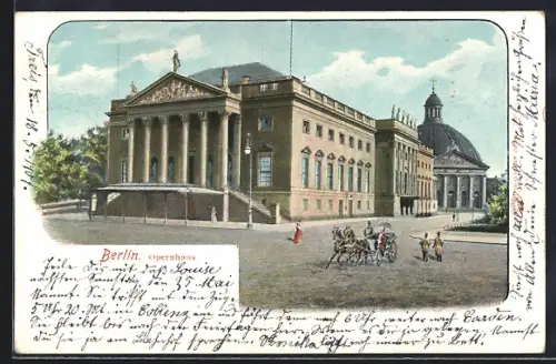 AK Berlin, Opernhaus Unter den Linden