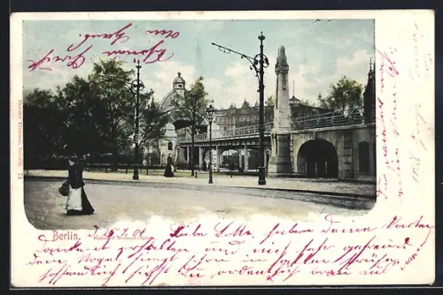 AK Berlin-Schöneberg, Bahnhof am Nollendorfplatz