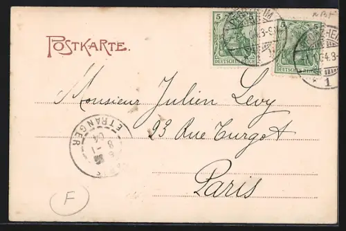 AK Pforzheim, Restaurant Rathskeller, Inhaber Albert Haumesser