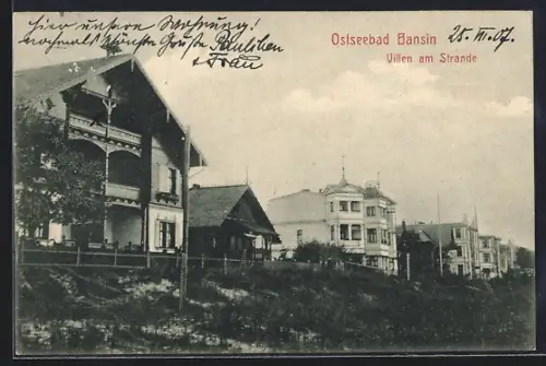 AK Bansin, Villen am Strande