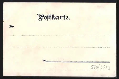 Lithographie Müngsten, Kaiser-Wilhelm-Brücke