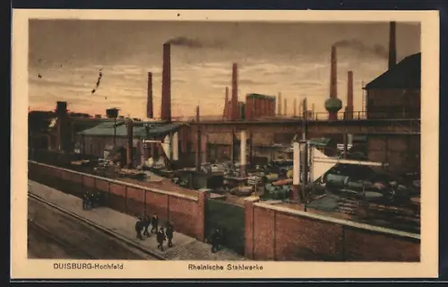 AK Duisburg-Hochfeld, Rheinische Stahlwerke