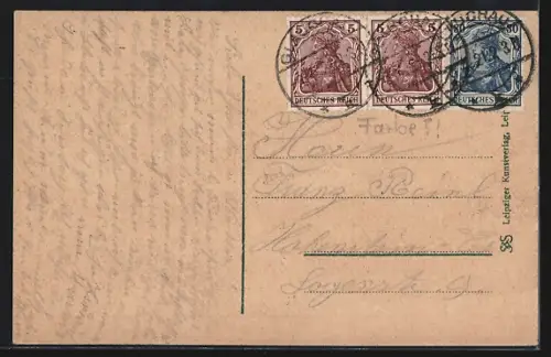 AK Glauchau i. S., König Georg-Stift, Genesungsheim im Rümpfwalde