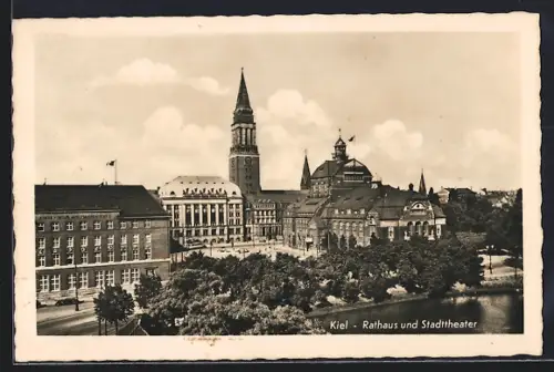 AK Kiel, Rathaus und Stadttheater