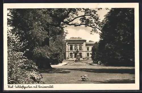AK Kiel, Schlossgarten mit Universität