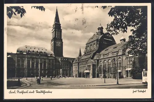 AK Kiel, Rathaus und Stadttheater