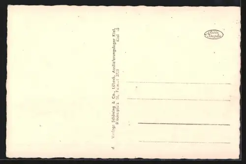 AK Kiel, Stadttheater mit Rathaus