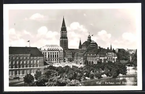 AK Kiel, Rathaus und Stadttheater