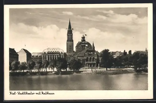 AK Kiel, Stadttheater, Rathaus