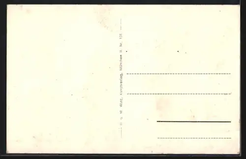 AK München, Nationaltheater, Maximilianstrasse, Maximilianeum