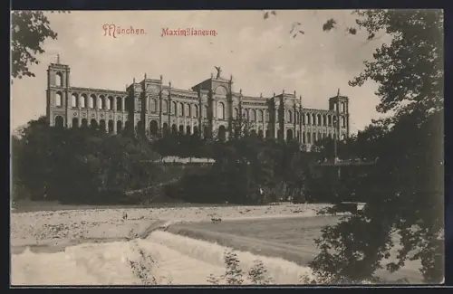 AK München, Maximilianeum, Wehr