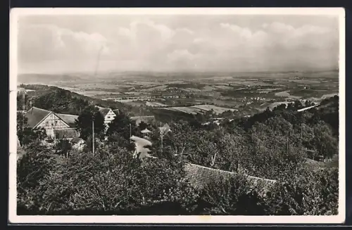 AK Lutzenberg /Ludwigsburg, Weissacher Tal, Landheim des CVJM, Landschaftspanorama