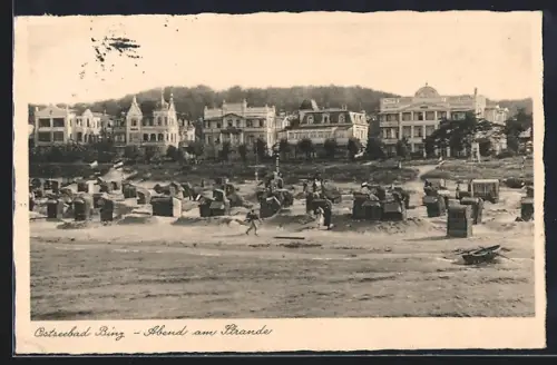 AK Binz, Abend am Strande