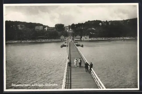 AK Sellin auf Rügen, Seebrücke