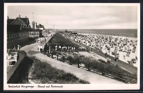 AK Wangerooge, Strand mit Promenade