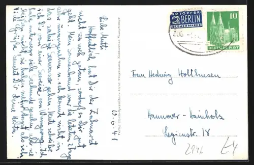 AK Wangerooge, Strand mit Promenade