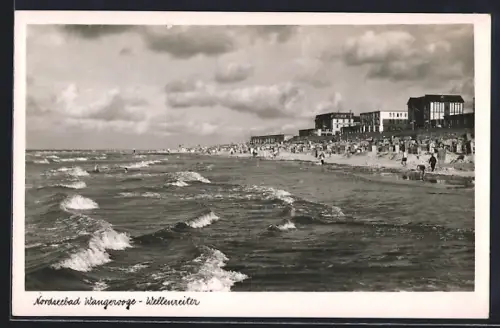 AK Wangerooge, Wellenreiter, Strandansicht