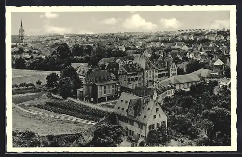 AK Kiedrich im Rheingau, St. Valentinshaus, Gesamtansicht