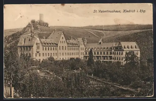 AK Kiedrich i. Rhg., Blick auf das St. Valentinushaus
