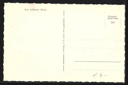 AK Martinsthal i. Rheingau, Teilansicht mit Bäumen