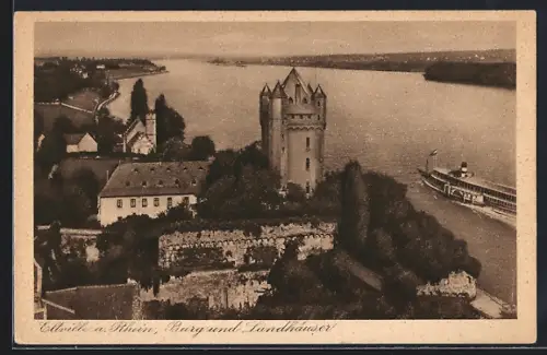 AK Eltville a. Rhein, Burg und Landhäuser