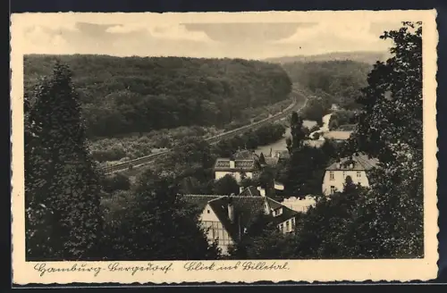 AK Hamburg-Bergedorf, Blick ins Billetal