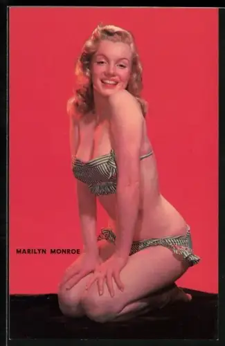 AK Schauspielerin Marilyn Monrie posiert im Bikni