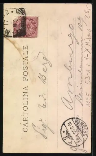 Vorläufer-AK Milano, 1895, Der Dom